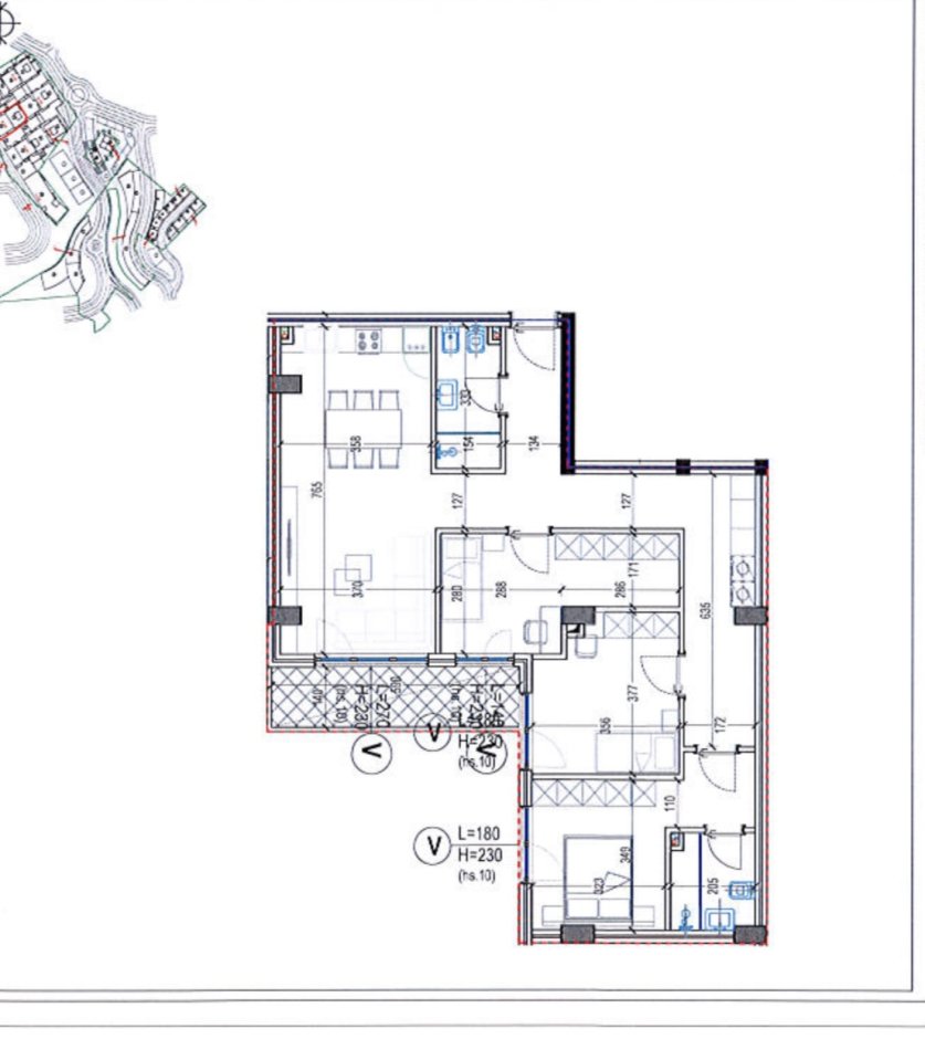 REZIDENCA KODRA E DIELLIT 2 Cmim kleringu, 3+1+2, 1650 €/m²