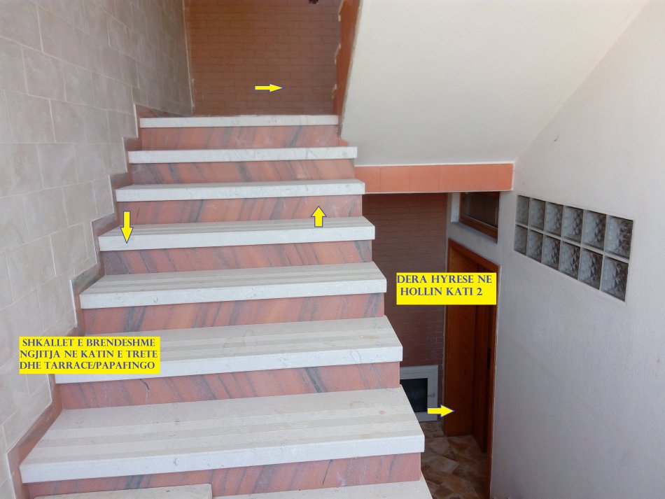 Tirane, Super Okazion! Shitet Ndërtes me 3-kate banim, ideale për 2-familje punime & materiale mjaft cilësore, sip.ndërtuar 420m², Cmim 800 €/m², në rr.Fuat Toptani / Ejup Kastrati, mbi Vilat Gjermane Tirane