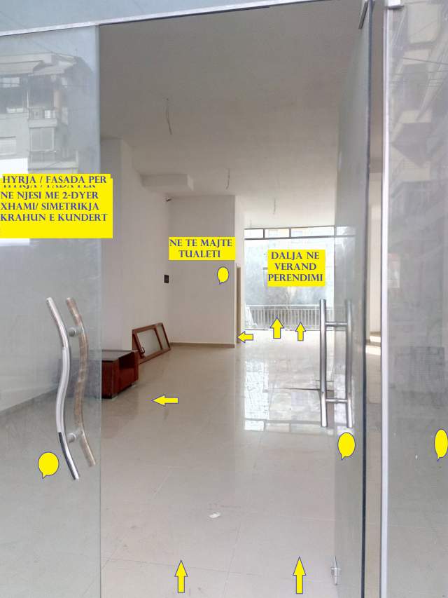 Tirane,Okazion!Shitet Ambjent Biznes/Njësi,kat 0, Pallat Ri 6-kat,sip.97m², Cmim 88'000€ i diskutushë, rr.Sh.Kuka, te TV.2000 përball Institut F.Bërth