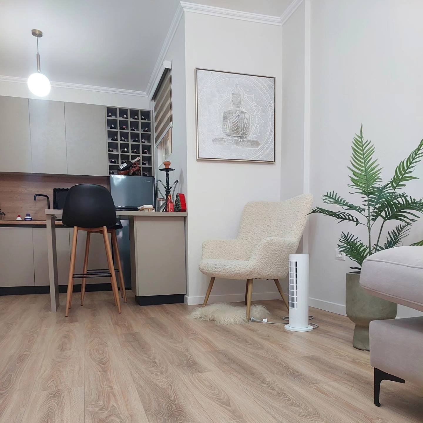 Jepet me qera apartament 2+1+2, Fresku