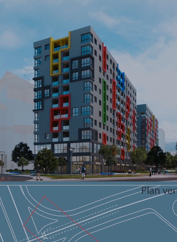 Shesim apartament 2+1+parkim, 1550€/m2 Residenca Future Home