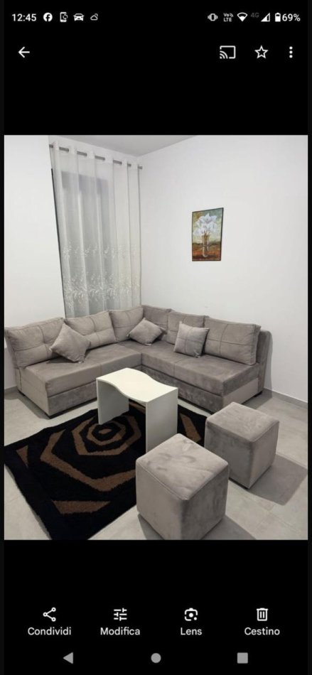 Tirane, jepet me qera apartament 1+1+Aneks+Ballkon Kati 2, 65 m² 500 € (Oxhaku)