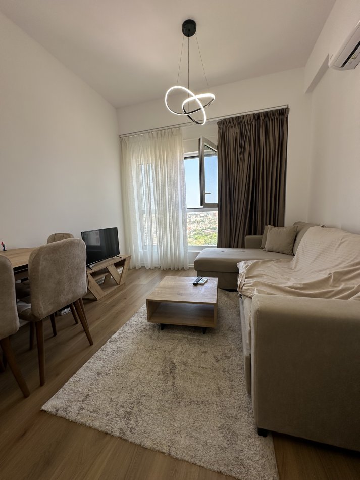 Tirane, jepet me qera apartament 1+1+Ballkon Kati 7, 60 m² 400 € (Pasho hysa Ali Dem Rezidenca Kaim)