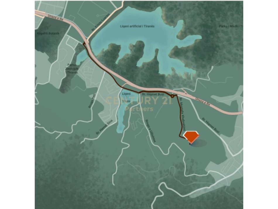 Tirane, shitet apartament 1+1 , 120.000 m² (Lake Diamond Liqeni Thatë)