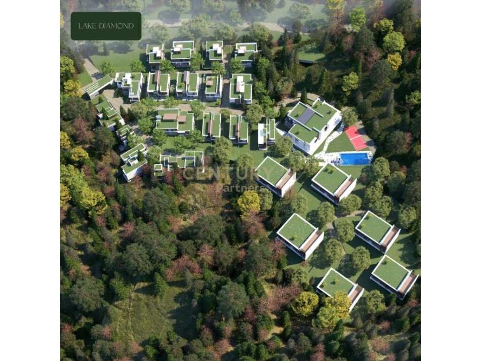 Tirane, shitet apartament 1+1 , 120.000 m² (Lake Diamond Liqeni Thatë)