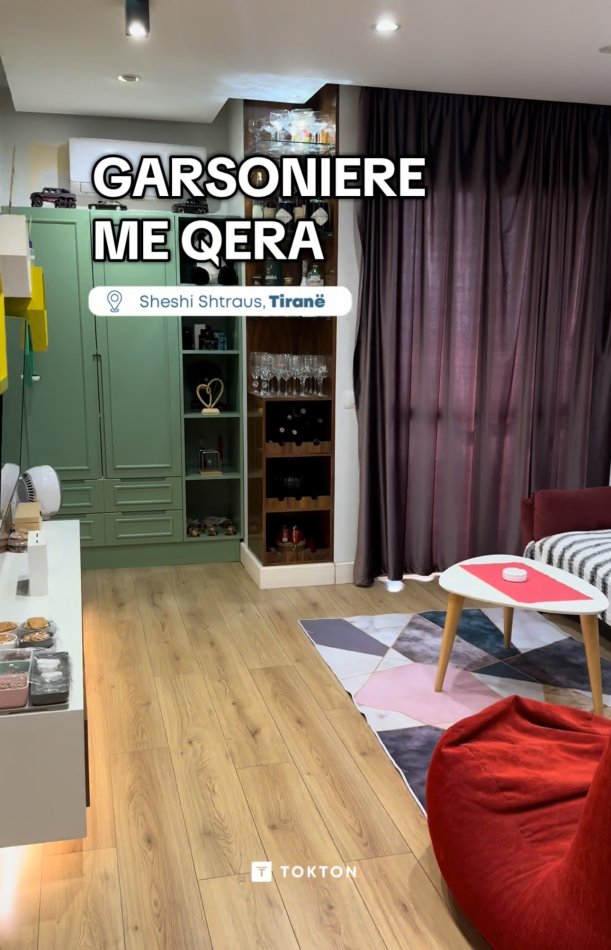 Tirane, jepet me qera garsonier , 35 m² 350 € 