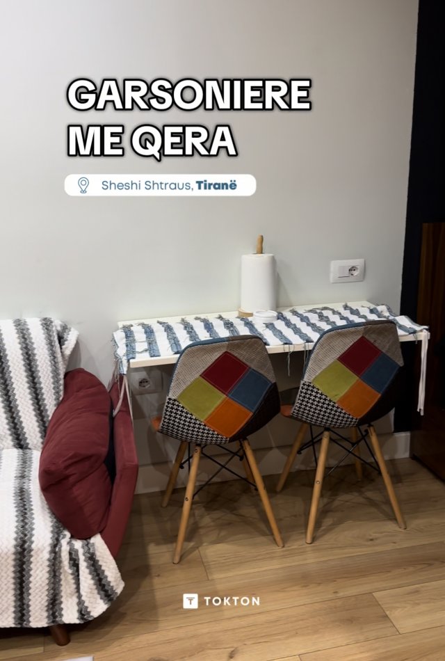 Tirane, jepet me qera garsonier , 35 m² 350 € 