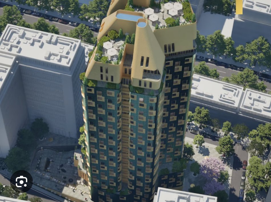 Tirane, shes apartament 1+1+Ballkon Kati 10, 72 m² 199.000 € (Bazaar Gate Prane Pazarit te Ri)