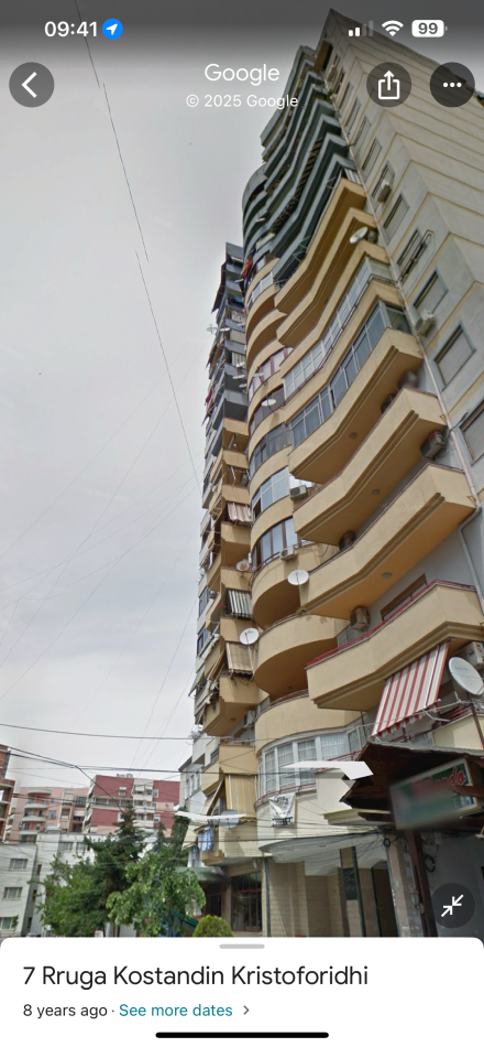 Tirane, jepet me qera apartament 1+1+Ballkon Kati 15, 60 m² 550 € (kostandin kristoforidhi)