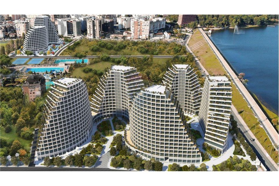 Tirane, jepet me qera ambjent biznesi Kati 0, 132 m² 4.000 € (Tirana e Re - Liqeni i Tiranës)