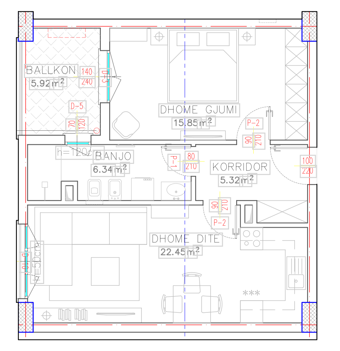 OKAZION... APARTAMENT 1+1 MBRAPA GLOBE