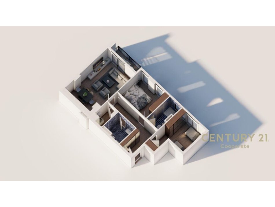 Tirane, shitet apartament 1+1 Kati 3, 63 m² 59.500 € (Shitet Apartament Ekskluziv në Ringside Residences, Pranë Bulevardit të Ri, Paskuqan)