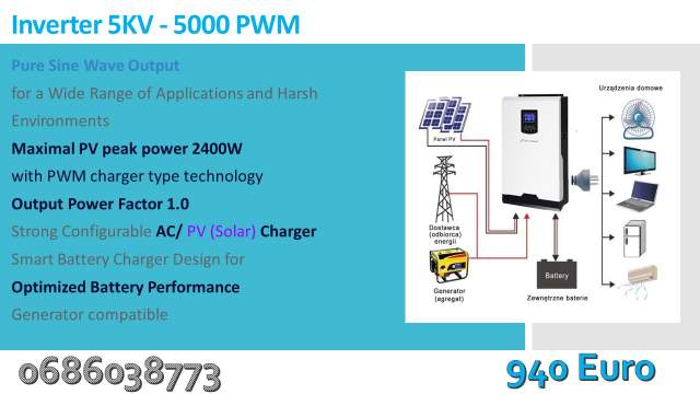 Inverter 5KV ofert 940 Euro