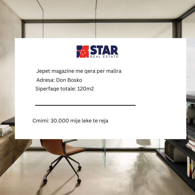 Tirane, jap me qera Kati 1, 120 m² 30.000 Leke (Don Bosko perballe shkolles Qazim Turdiu)