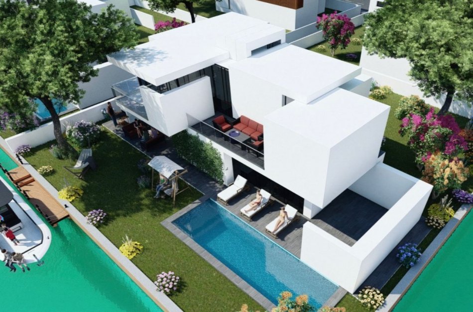 🏡Shitet Super Vilë me Pishinë në vijë te dyte nga Marina te Turquoise Marina, Gjiri Lalzit