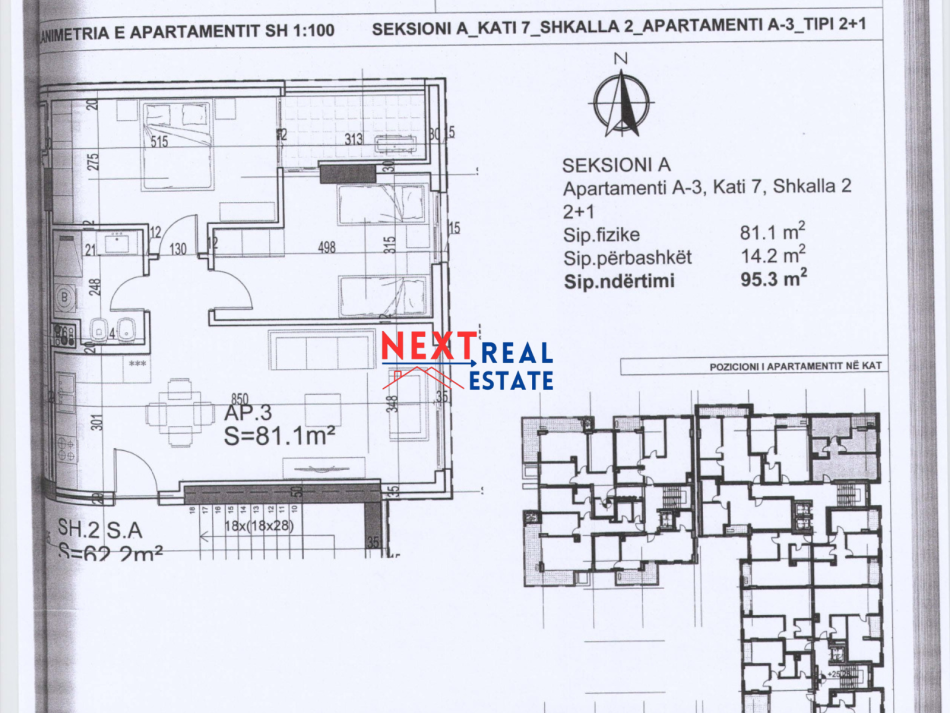 REZERVO PRONEN VETEM ME 500€! APARTAMENT 2+1 NE REZIDENCEN “POSEIDON”, VLORE