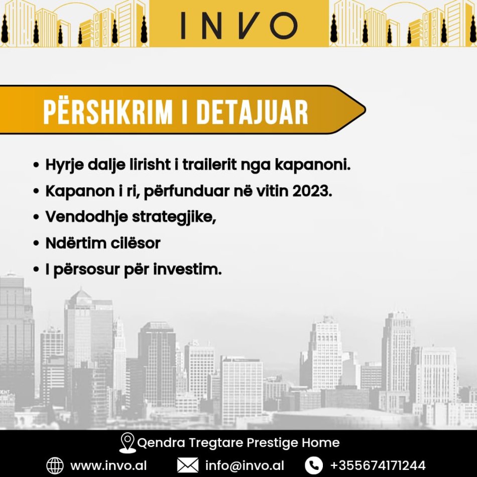 Tirane, shitet magazine , 1.190 m² 1.350.000 € (VORE, AFER PRESTIGE HOME)