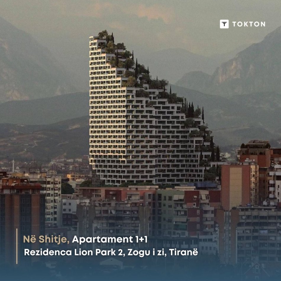 Tirane, shitet 1+1 Kati 3, 68 m² 135.800 € (Rruga Dritan Hoxha, Lion Residences 2.)