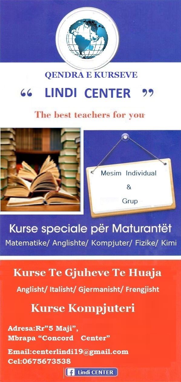 Tirane, Kurse KOMPJUTERI (Rruga 5 Maj, mbrapa Concord Center)
