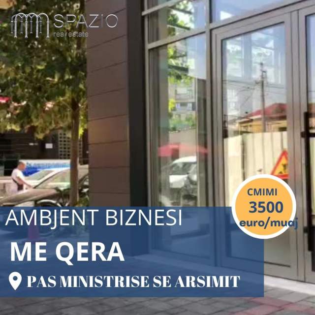 Tirane, jepet me qera ambjent biznesi 100 m² 3.500 Euro (Rruga Durresit)