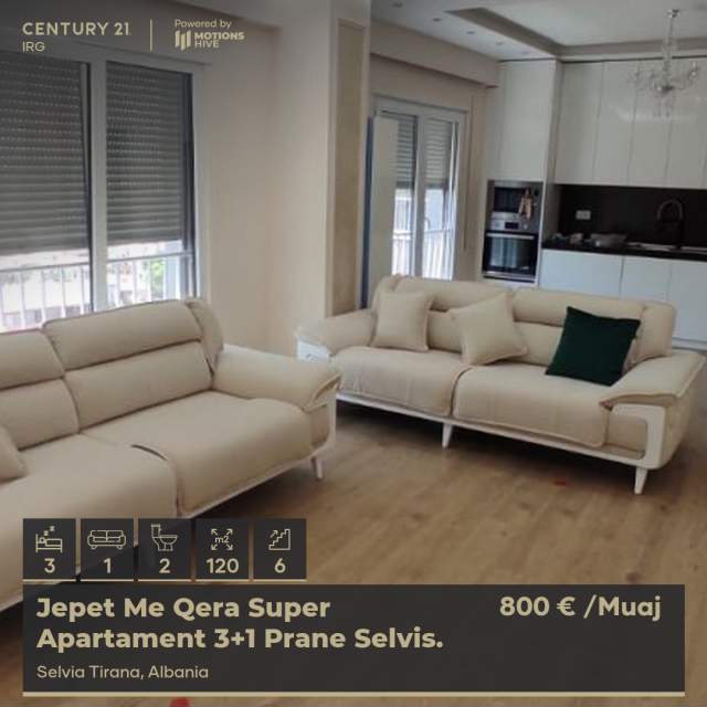 ofert 3+1 Kati 6, 120 m² 800 Euro (selvia)