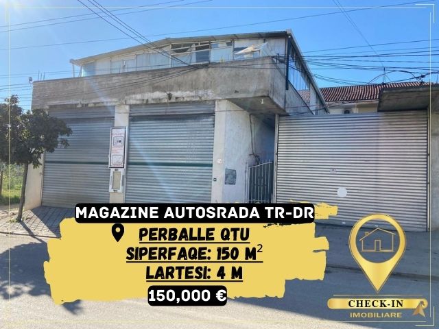 Tirane, shitet magazine Kati 0, 150 m² 150.000 Euro (Autostrada Tirane - Durres)