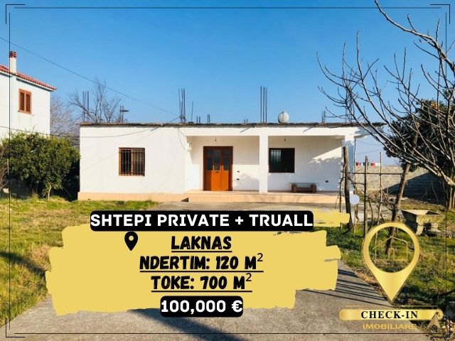 Tirane, shitet shtepi 1 Katshe Kati 0, 120 m² 100.000 Euro (Laknas)