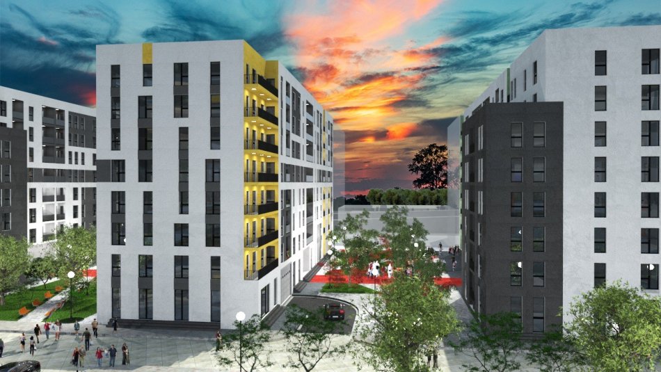 Tirane, shes apartament 1+1+Ballkon Kati 3, 60 m² 71.500 € (Casa Italia)