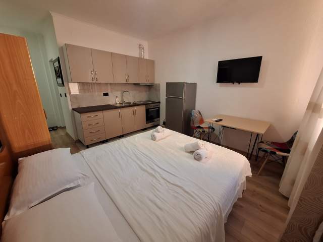 Tirane, jepet me qera garsonier 1+1 Kati 5, 25 m² 350 Euro (Muhamet Gjollesha)