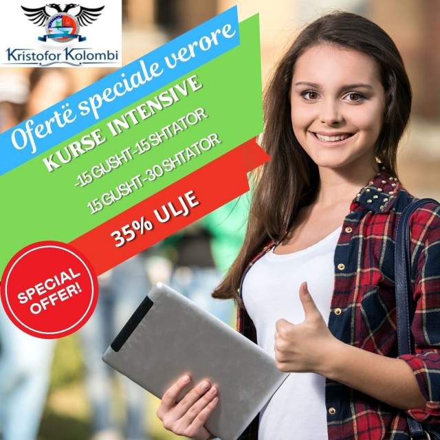 Tirane, ofrojme kurse gjuhe Ofert Speciale Verore - gjuhë të huaja