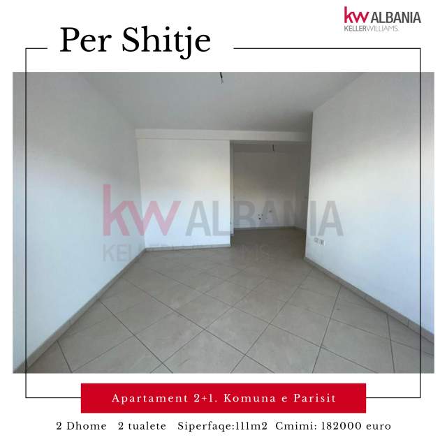 Tirane, shitet apartament Kati 4, 111 m² 182.000 Euro (Komuna e Parisit,  Tiranë,  Shqipëri)