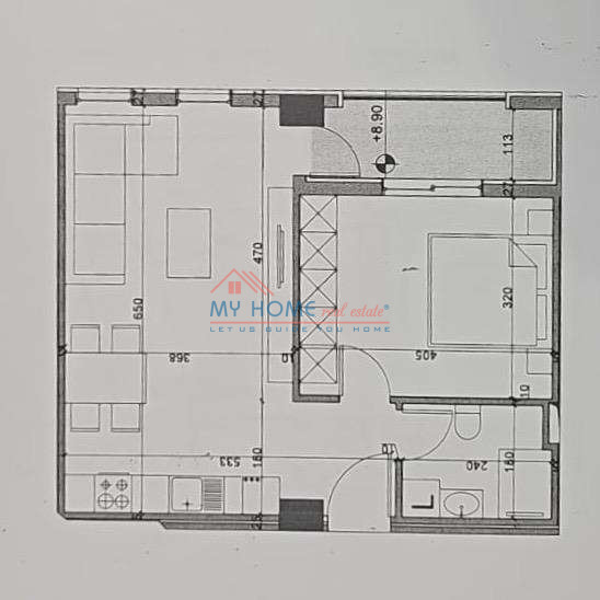 Tirane, shitet apartament 1+1+Ballkon Kati 2, 66 m² 142.000 € (Bulevardi i Ri)