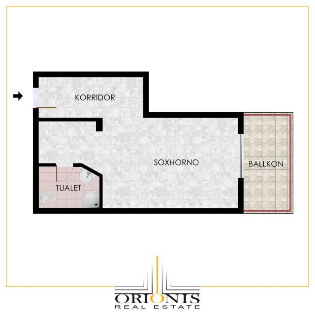 Durres, shitet garsonier Kati 5, 46 m² 30.000 Euro (Plazhi "Iliria")