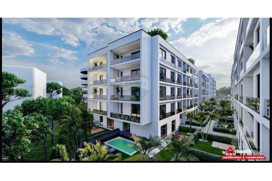 Golem, shitet apartament 1+1 Kati 0, 73 m² (Liburna Residence)