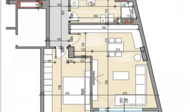 Tirane, shitet apartament 1+1+BLK Kati 7, 89 m² 1.200 Euro/m2 (Myslym Keta)