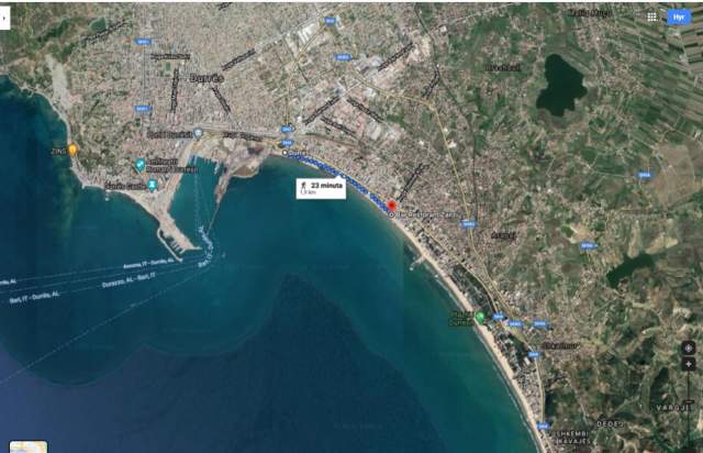 Durres-Plazh, Shitet Apart 1+1, cilësor, linja parë buzë detit, kati 4, pallat ri 5 kate, sip.60 m², Cmimi 90'000€, në rrugën. Lule Bore/ Rr "Agave,  Plazh 13, Durrës
