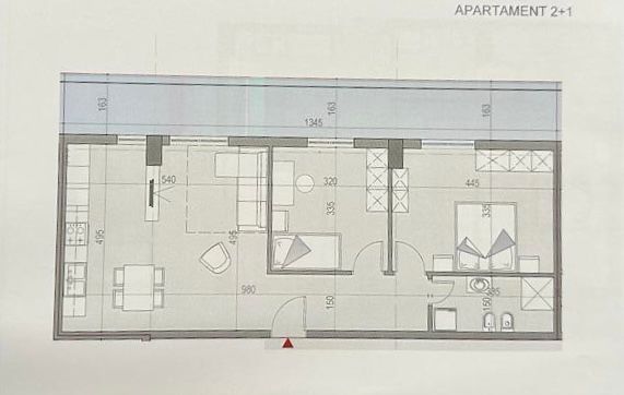Tirane, shitet apartament 2+1 Kati 8, 111 m² 83.475 Euro (QTU)