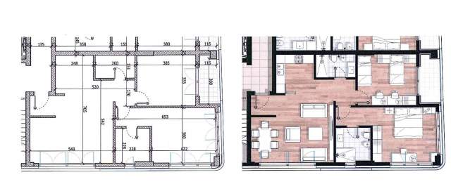 Tirane, shitet 2+1+BLK Kati 3, 101 m² 131716 Euro (Don Bosko)