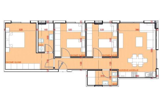 Tirane, shitet apartament 2+1 Kati 0, 108 m² 97.155 Euro (Rruga Sokol Miho, Astir)