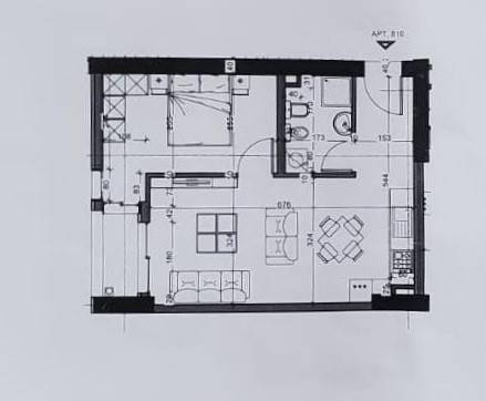 Tirane, shitet apartament 1+1+BLK Kati 8, 62 m² 74.556 Euro (Yzberisht)