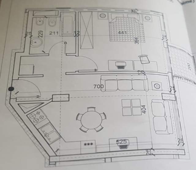 Tirane, shitet apartament 1+1+BLK Kati 7, 73 m² 105.000 Euro (Don Bosko)