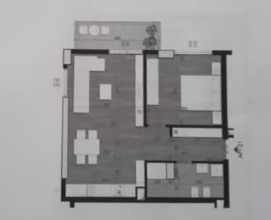 Tirane, shitet apartament 1+1+BLK Kati 6, 80 m² 98.129 Euro (Fusha e aviacionit)