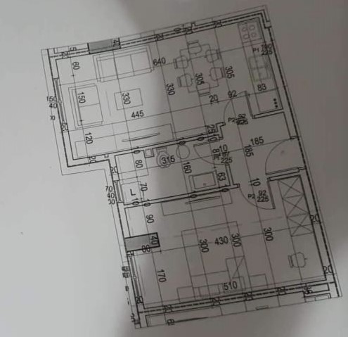 Tirane, shes apartament 1+1 Kati 8, 5.902 m² 65.000 Euro (Vila L)