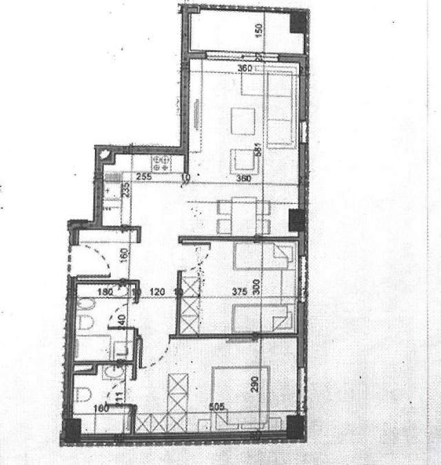 Tirane, shitet apartament 2+1+BLK Kati 5, 101 m² 151.950 Euro (Rruga Karl Gega)