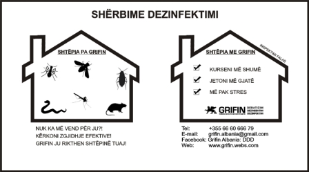 Tirane, - SHERBIM DEZINFEKTIMI