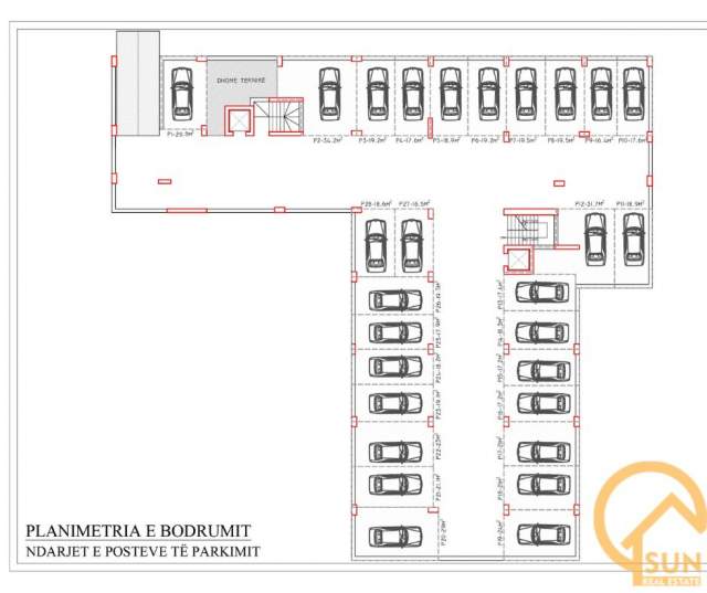 Shkoder, ofert apartament 1+1+BLK Kati 1, 72 m² 54.525 Euro (dergut)