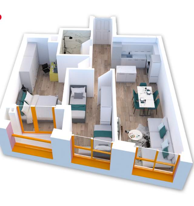Tirane, shitet apartament 2+1 Kati 0, 83 m² 73.000 Euro (Pasho Hysa)