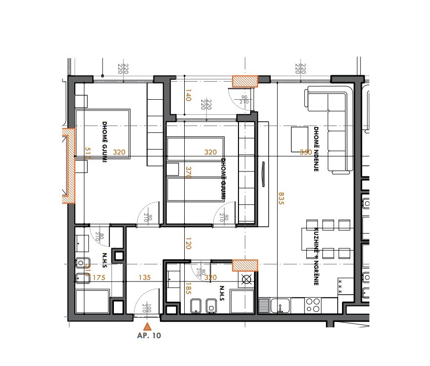 OKAZION ( 1300 €/m2 ): Shitet 2+1+2wc & Ballkon 📍 Fusha e Aviacionit  - Laprake | Ne Fazë Ndertimi ⚡ Mundesi me Keste ⚡