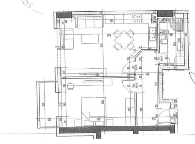 Tirane, shitet apartament 1+1 Kati 7, 80 m² (Astir)