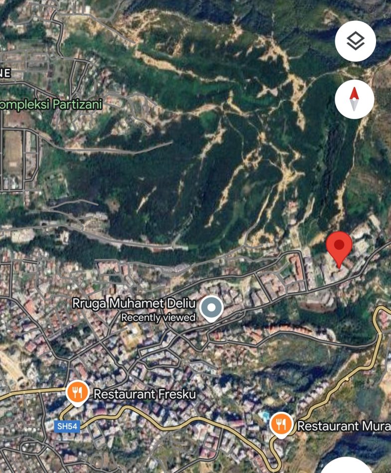 Tirane, jepet me qera apartament 1+1 Kati 9, 69 m² 400 € (Rruga Muhamet Deliu, prane Thesarit, tek ish Renea) JO AGJENCI